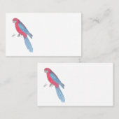 CRIMSON ROSELLA 名刺 (正面/裏面)