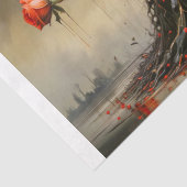 Crimson Roses Rising Decoupage 薄葉紙 (詳細)