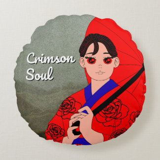Crimson Soul Decorative ラウンドクッション