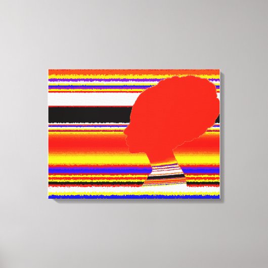 Crimson Spectrum Head Canvas キャンバスプリント (正面)