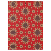 Crimson Starburst Bloom クリップボード (裏面)