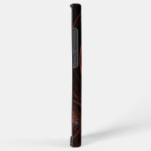 Crimson Starlight Orbits Abstract Cosmic Art Samsung Galaxyケース (右側面)