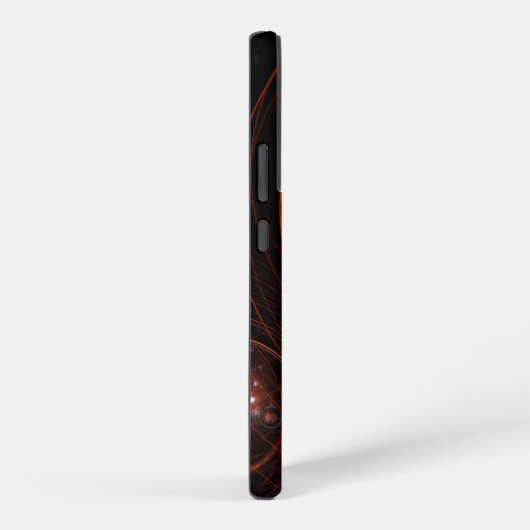 Crimson Starlight Orbits Abstract Cosmic Art Samsung Galaxyケース (右側面)