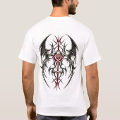 Crimson Tribal Blade Tシャツ (裏面)