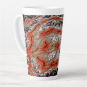 Crimson Veinflow Latte Mug カフェラテマグ (左アングル)