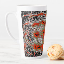 Crimson Vortex Latte Mug カフェラテマグ
