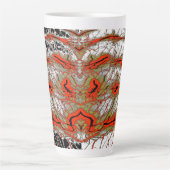 Crimson Vortex Latte Mug カフェラテマグ (正面)