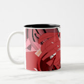 Crimson Whispers Coffee Mug ツートーンマグカップ (左)