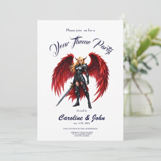 Crimson Wing – Fallen Angel Warrior. 招待状 (スタンド正面)