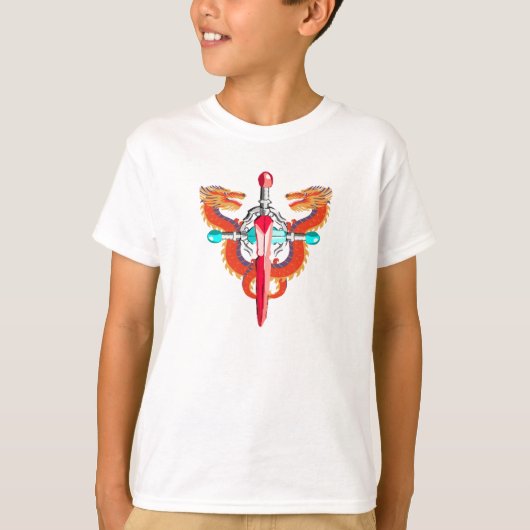 Crimson Winged Dragon Sword Tシャツ (正面)