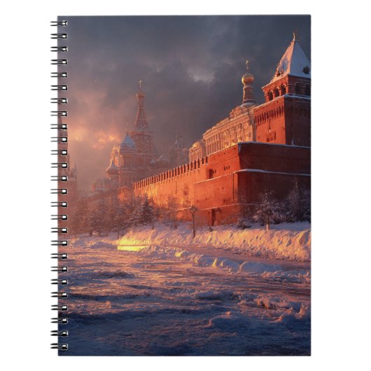 Crimson Winter at the Kremlin Notebook ノートブック (正面)