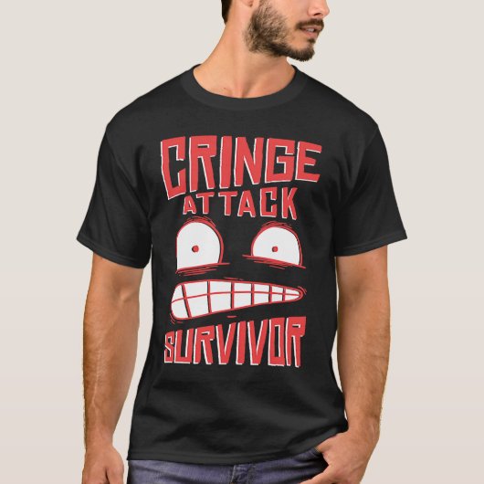 CringeフレーズGen ZミームフレーズCringe Tシャツ (正面)