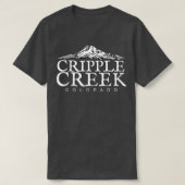 Cripple Creek CO  Colorado Mountain  Tシャツ (デザイン正面)