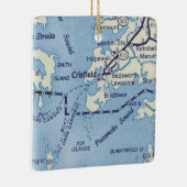 Crisfield MDヴィンテージマップ セラミックオーナメント (右)
