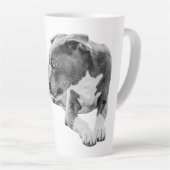 Crisp Air, Steady Gaze カフェラテマグ (右アングル)