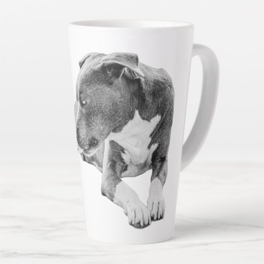 Crisp Air, Steady Gaze カフェラテマグ (右アングル)