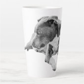 Crisp Air, Steady Gaze カフェラテマグ (正面)