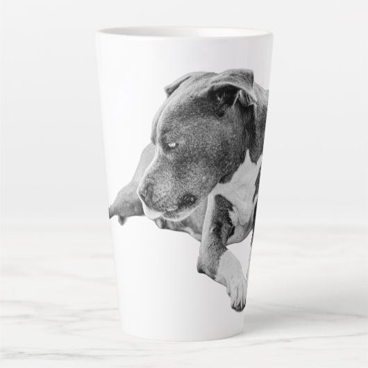 Crisp Air, Steady Gaze カフェラテマグ (正面)