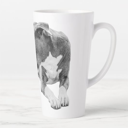 Crisp Air, Steady Gaze カフェラテマグ (右)