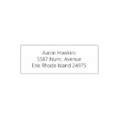 Crisp and Clear Address Stamp for Mail & Packages セルフインキングスタンプ (デザイン)