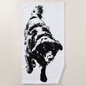 Crisp Dusk Patrol ビーチタオル (正面)