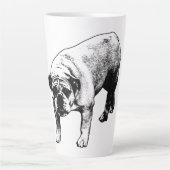 Crisp Noel Bulldog カフェラテマグ (正面)