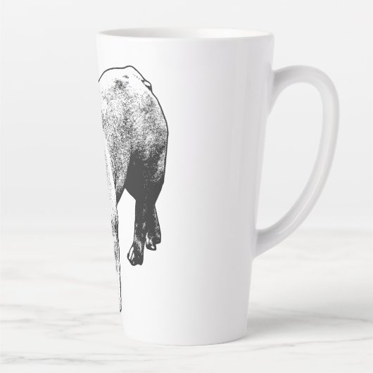 Crisp Noel Bulldog カフェラテマグ (右)