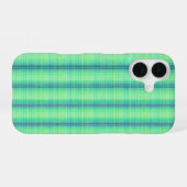 Crisp Tartan Design Phone Case iPhone 16ケース (裏面横)