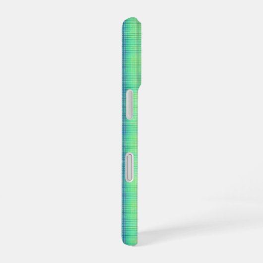 Crisp Tartan Design Phone Case iPhone 16ケース (右側面)