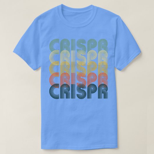 CRISPR Cas9ヴィンテージレトロ科学生物学 Tシャツ (デザイン正面)
