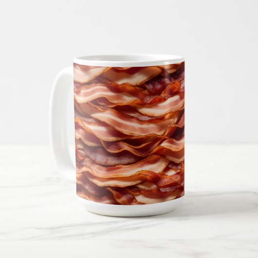 Crispy Bacon  コーヒーマグカップ (正面左)