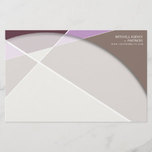 Crissの十字の幾何学的なパターンスタイリッシュでモダンな芸術 便箋