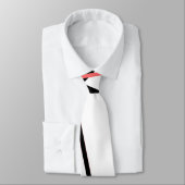 Crissは白の珊瑚および黒のストライプを交差させました ネクタイ (タイ)