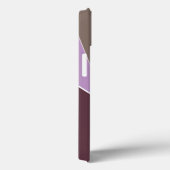 Crissモダンで幾何学的な十字ラインプラム箱 Case-Mate iPhoneケース (裏面 / 右)