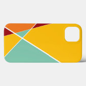 Crissモダンで幾何学的な十字ライン熱帯場合 Case-Mate iPhoneケース (裏面 (横))