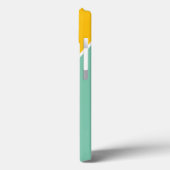 Crissモダンで幾何学的な十字ライン熱帯場合 Case-Mate iPhoneケース (裏面 / 左)