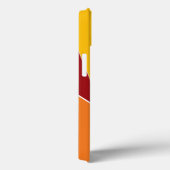 Crissモダンで幾何学的な十字ライン熱帯場合 Case-Mate iPhoneケース (裏面 / 右)