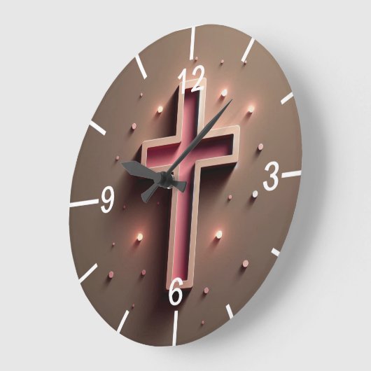 Cristian Light Cross  ラージ壁時計 (傾斜)