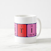 Cristin定期的なテーブル名mug コーヒーマグカップ (正面右)