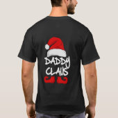 CristmasプリントTシャツ – Daddy Clause Tシャツ (裏面)