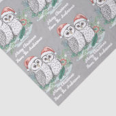 Cristmas Owl Tissue Paper 薄葉紙 (詳細)