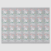 Cristmas Owl Tissue Paper 薄葉紙 (正面)