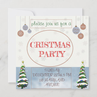 CRISTMAS PARTY INVITATOIN SAVE THE DATE セーブザデート