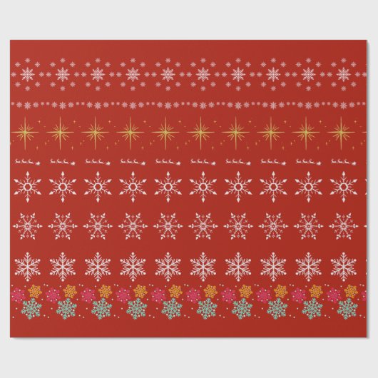 Cristmas Wrapping Paper ラッピングペーパー (フラット)
