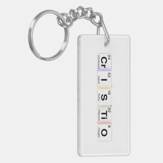 Cristo Elementos Químicos キーホルダー (正面左)