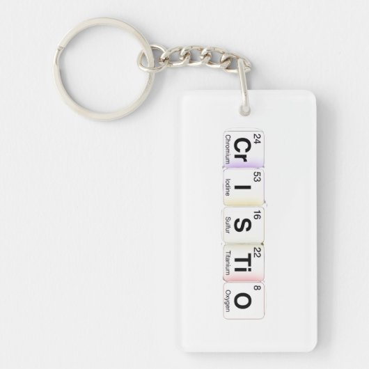 Cristo Elementos Químicos キーホルダー (正面)