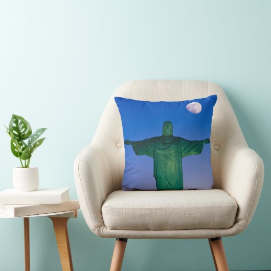 Cristo Redentor Statue| Rio de Janeiro Brazil クッション (椅子)