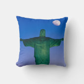 Cristo Redentor Statue| Rio de Janeiro Brazil クッション (正面)