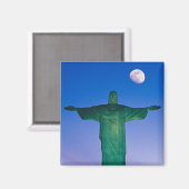 Cristo Redentor Statue| Rio de Janeiro Brazil マグネット (正面/裏面)