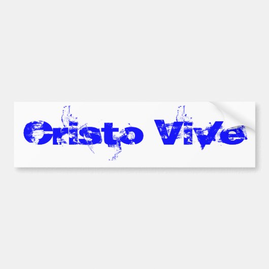 Cristo Vive バンパーステッカー (正面)